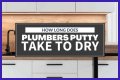 How long does it take for spot putty to dry?