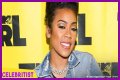 Keyshia Cole sends retro vibes in colorful, skimpy two-piece with a big afro wig in new photos