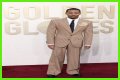 Tyler James Williams Dons Pin-striped Suit at Golden Globes 2024